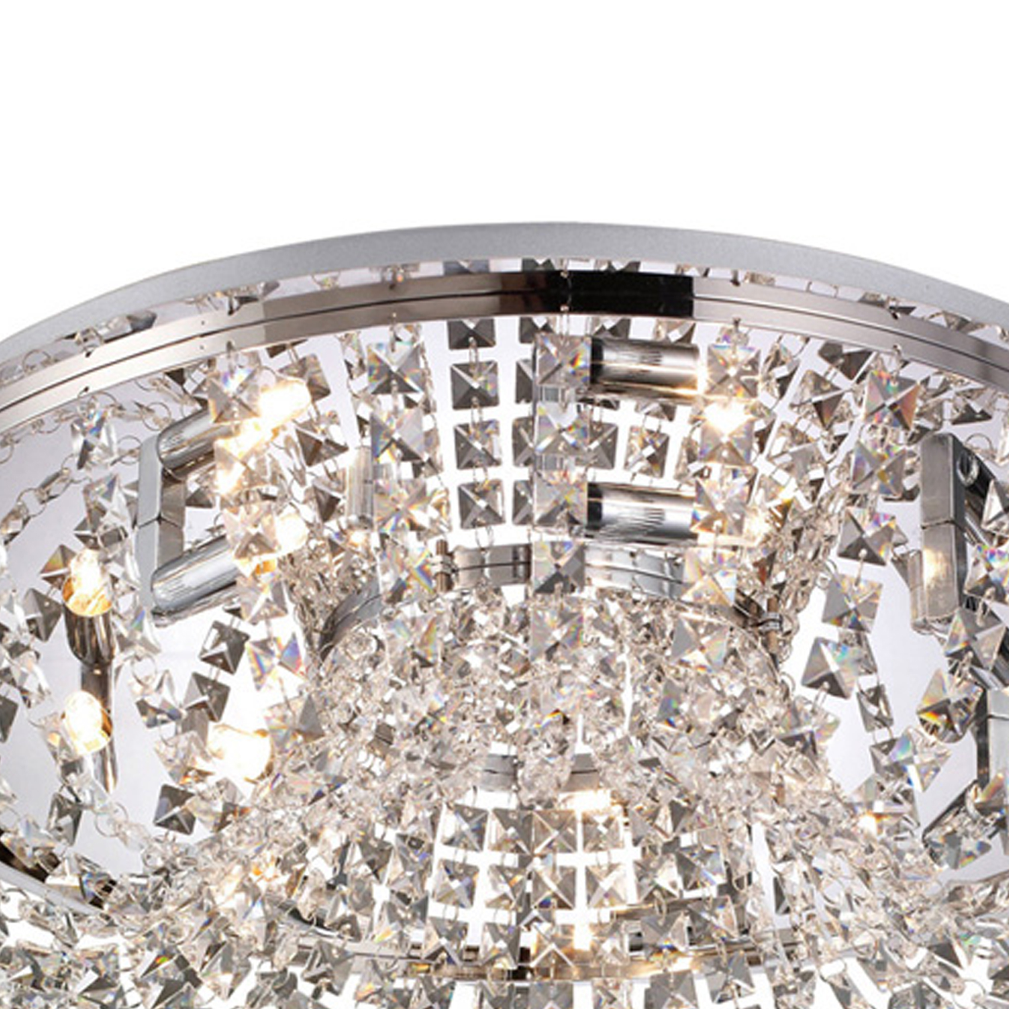 Cosmos Crystal Ceiling Lights Diyas Flush Crystal Fittings
